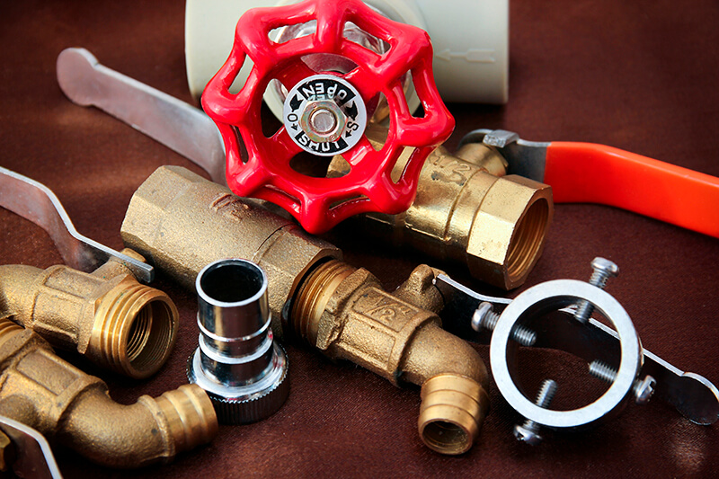 plumbing parts, hire a plumber